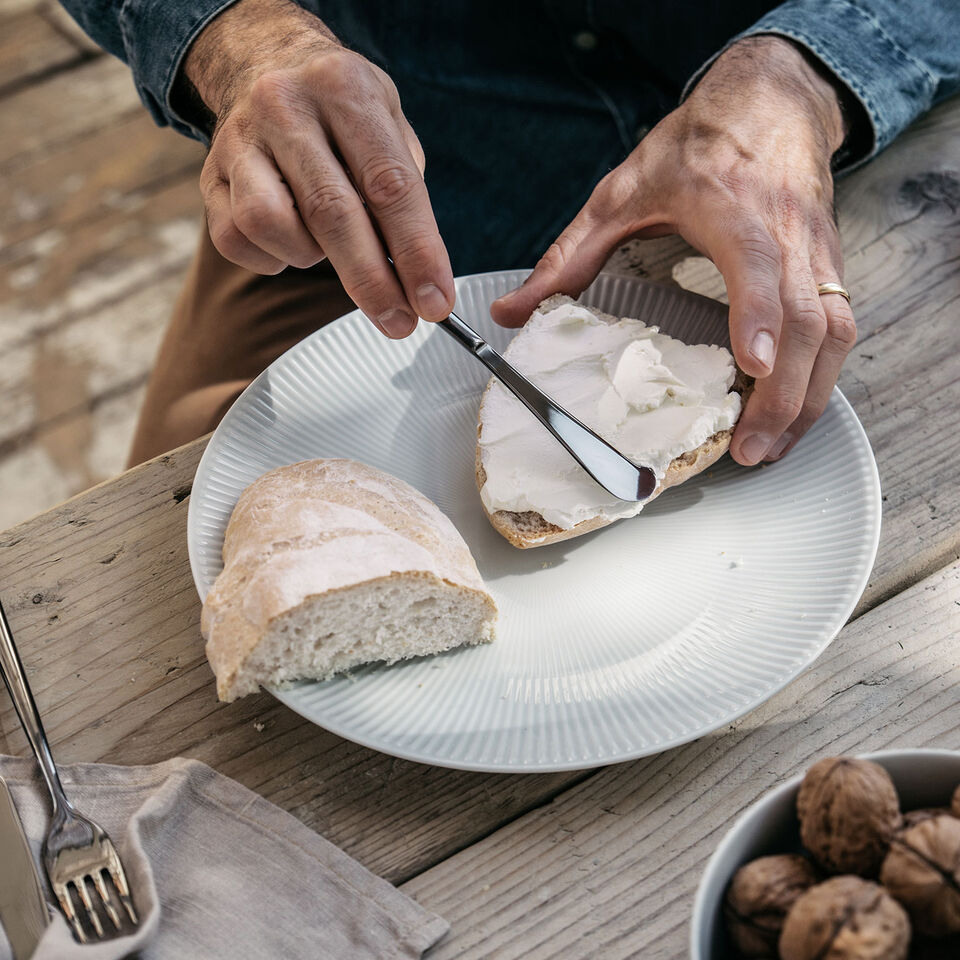 Butter knife in stainless steel