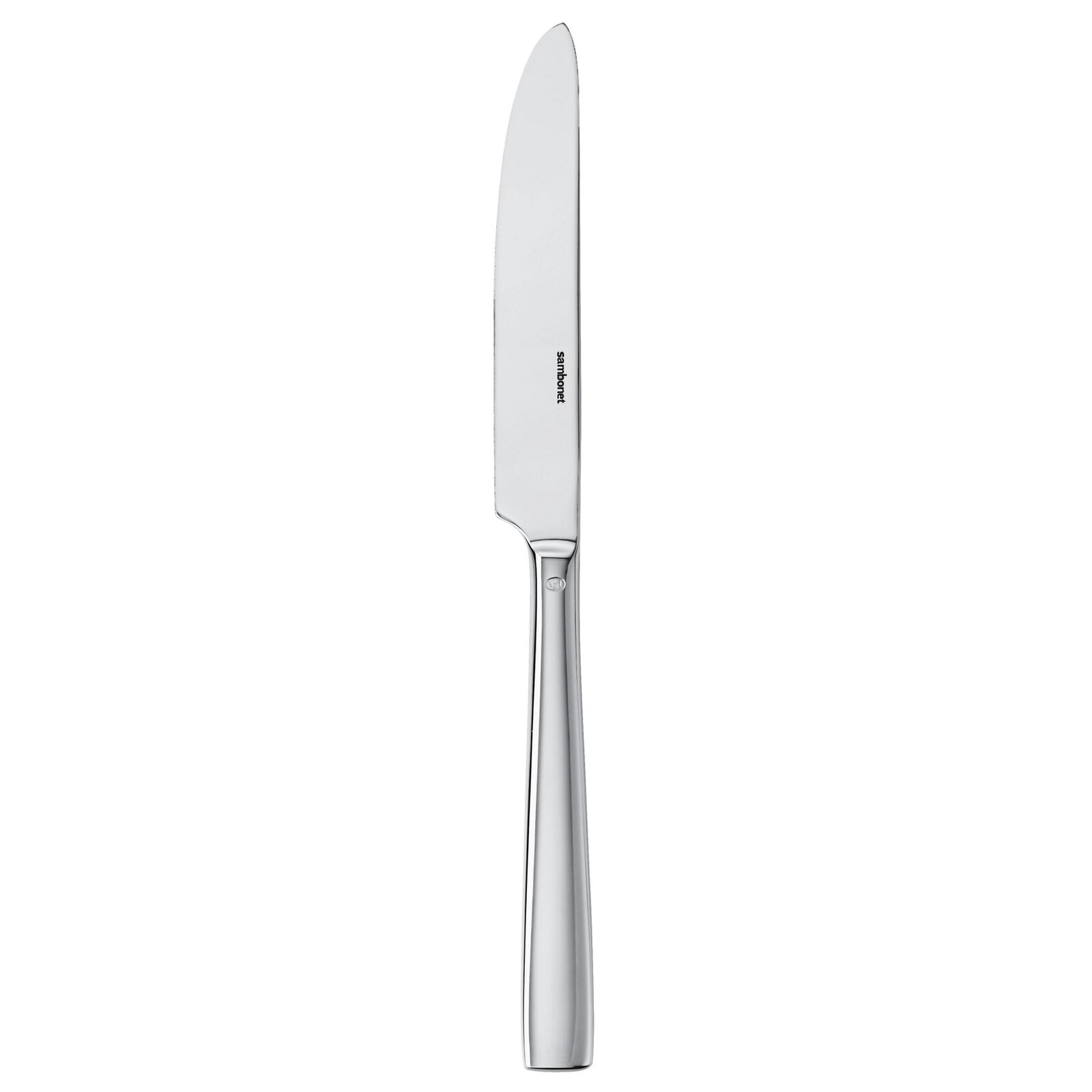 Flat Stainless Table Knife Solid Handle by Sambonet