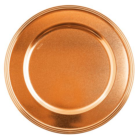Showplate striped edge 