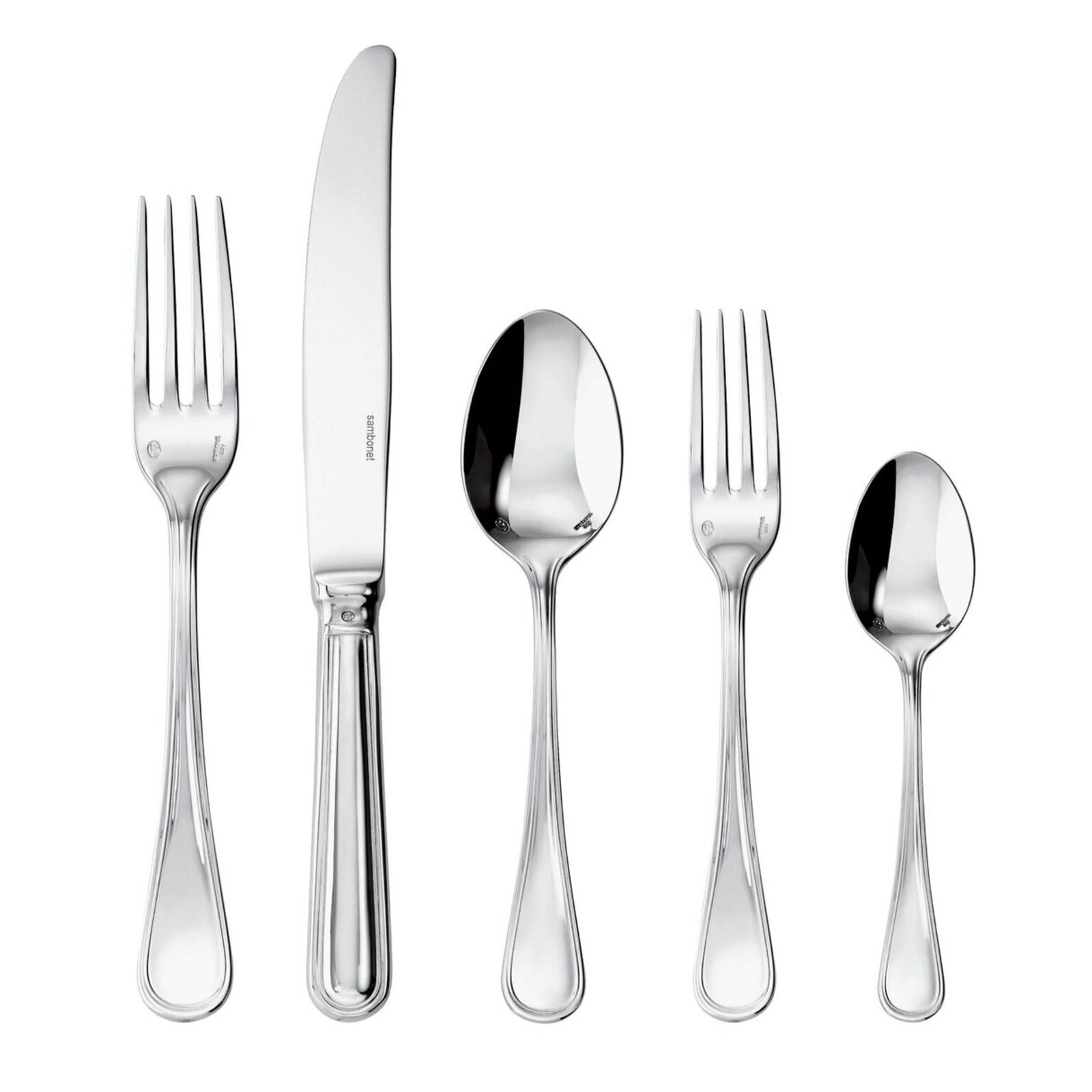 Flatware place setting, 5 pieces, Hollow Handle Orf&egrave;vre image number null