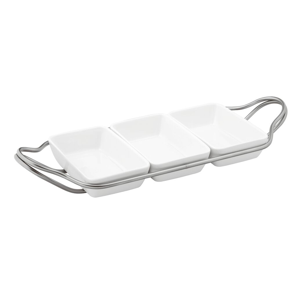 Hors-d'oeuvre dish with holder  image number 0
