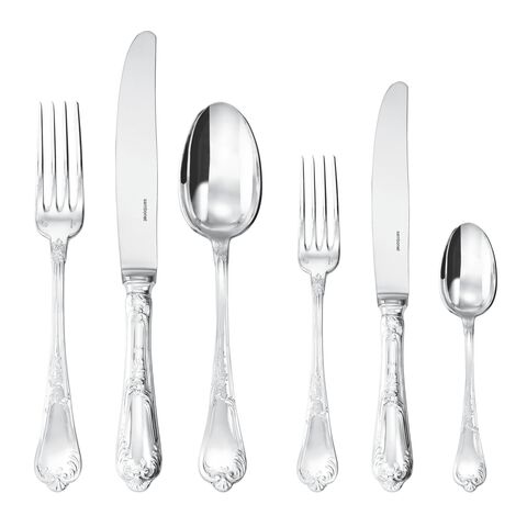 Cutlery place setting, 6 pieces, Hollow Handle Orfèvre