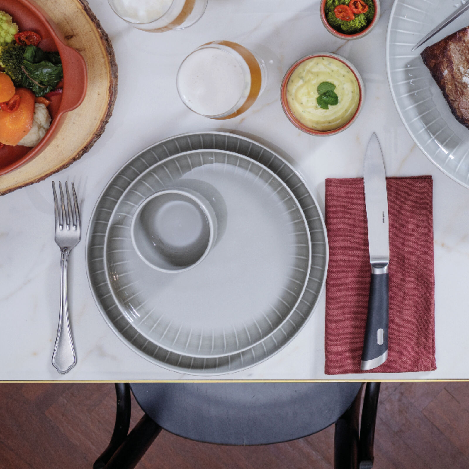 3 steak knives set  image number null