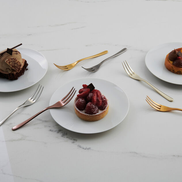 6 cake forks set  image number 2