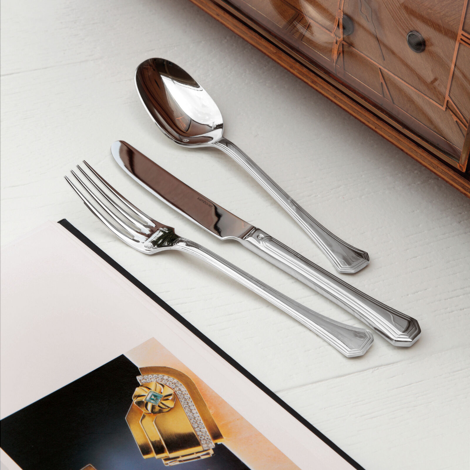 Flatware place setting, 5 pieces  image number null