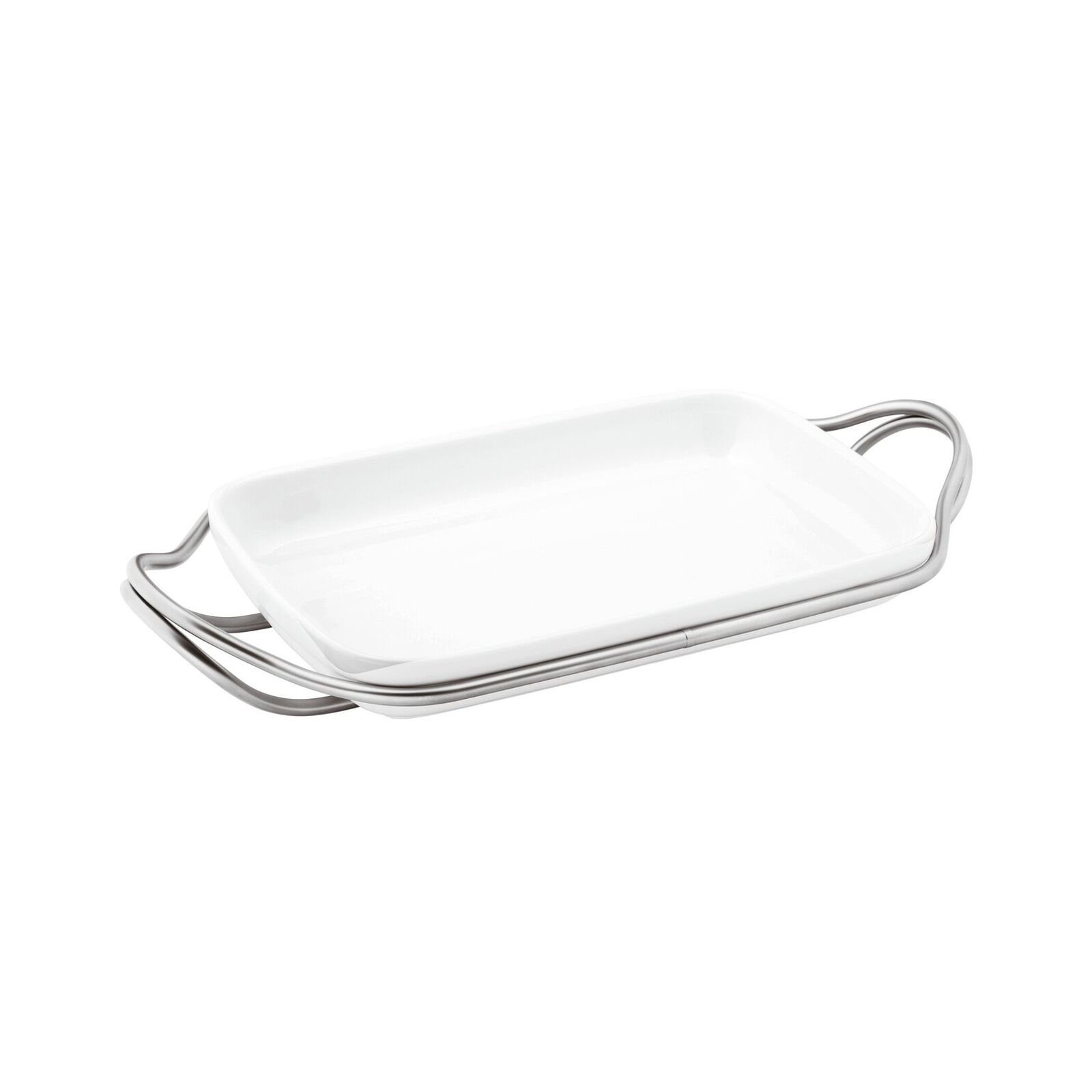 Rectangular dish with holder  image number null