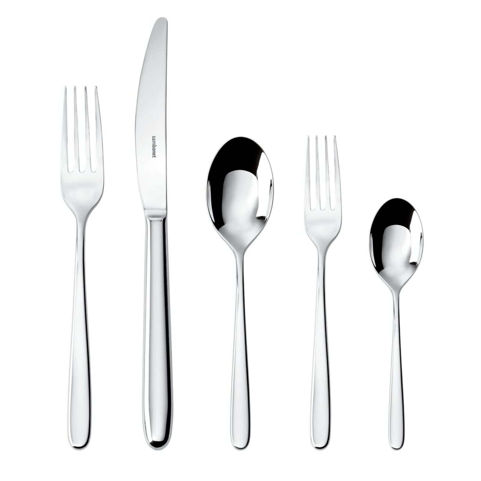 Flatware place setting, 5 pieces  image number null