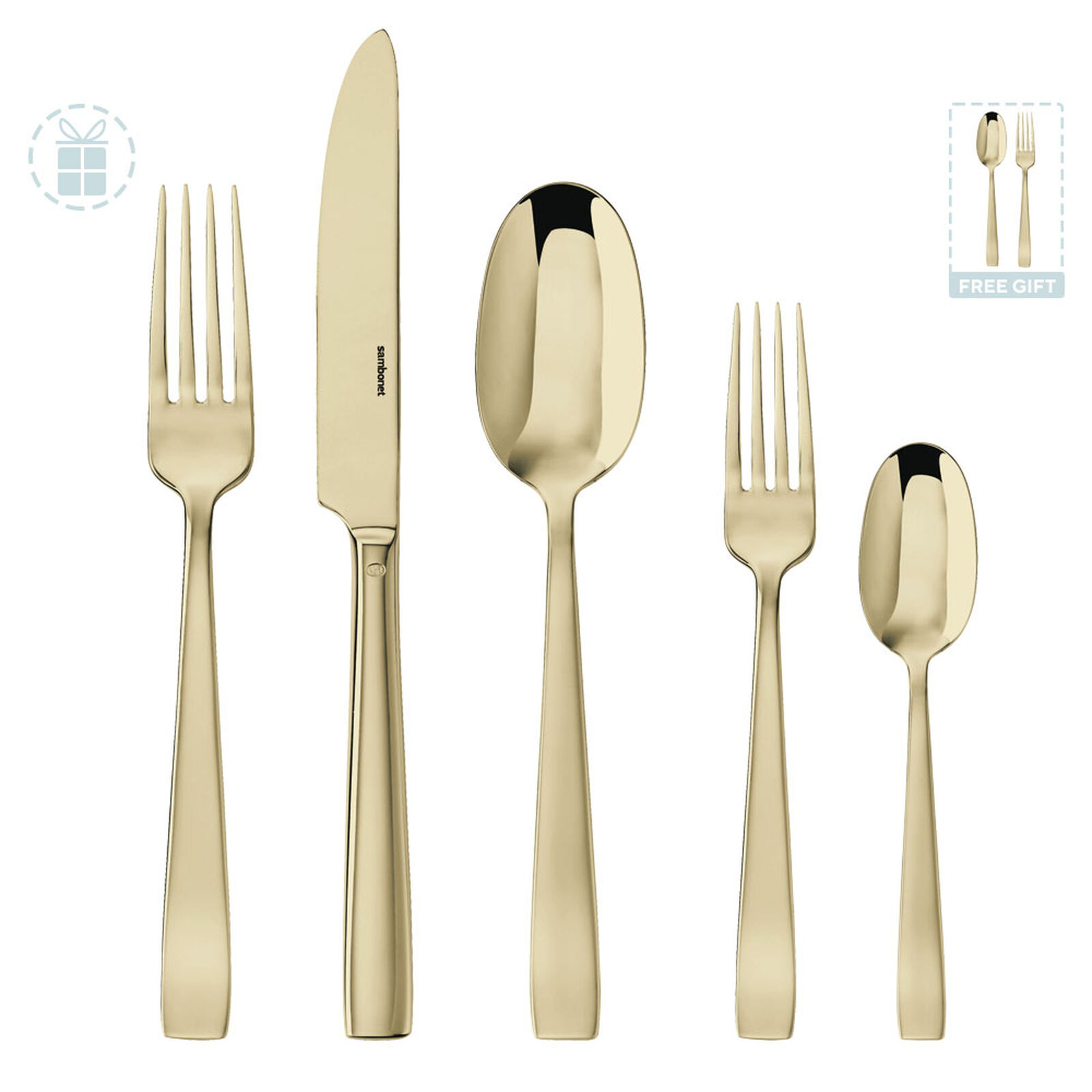 Flatware place setting, 5 pieces  image number null