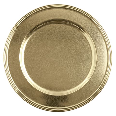 Showplate striped edge 