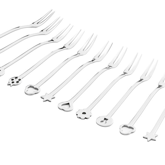 12 party forks set  image number 1