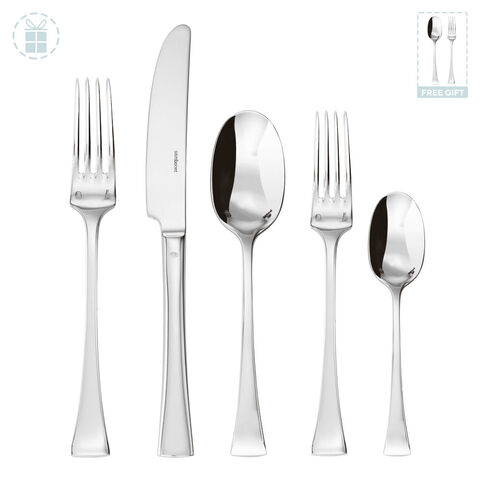 Flatware place setting, 40 pieces
