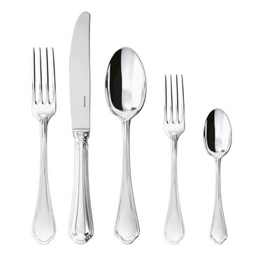 Sambonet, Filet Toiras Flatware place setting, 5 pieces, Hollow Handle Orfèvre