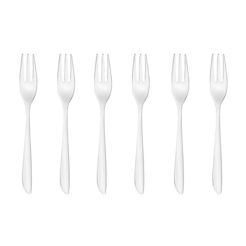 6 cake forks set 