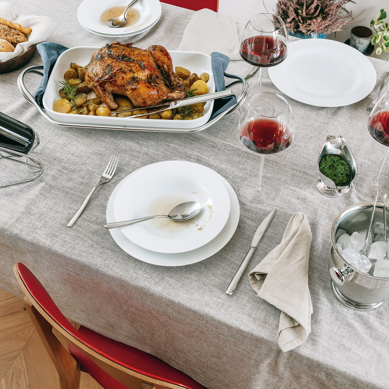 Roastbeef fork and knife set  image number null