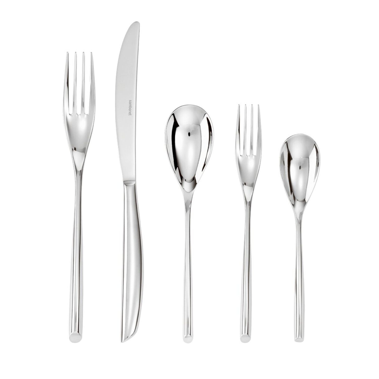 Flatware place setting, 5 pieces  image number null