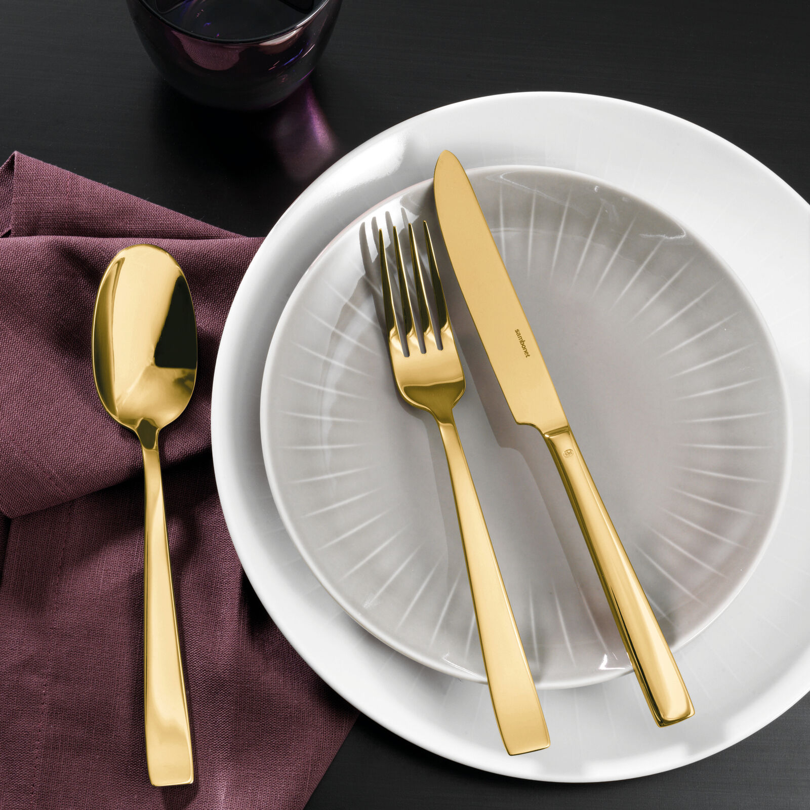 Flatware place setting, 5 pieces  image number null