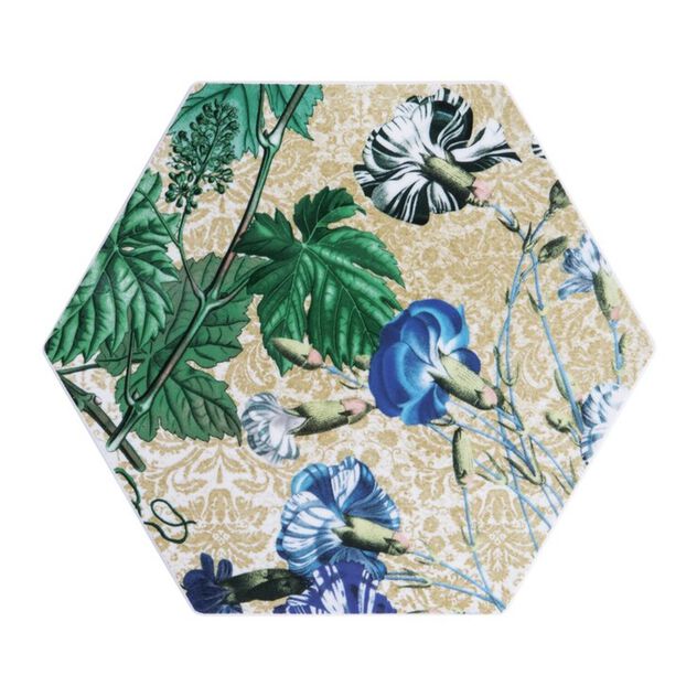 Spare part hexagonal porcelain "floriegium" image number 0