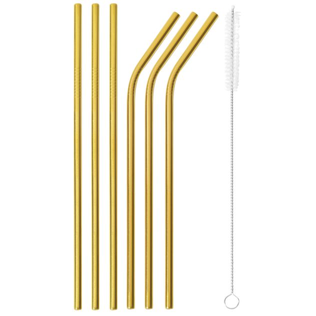 Straws with brush  image number 0