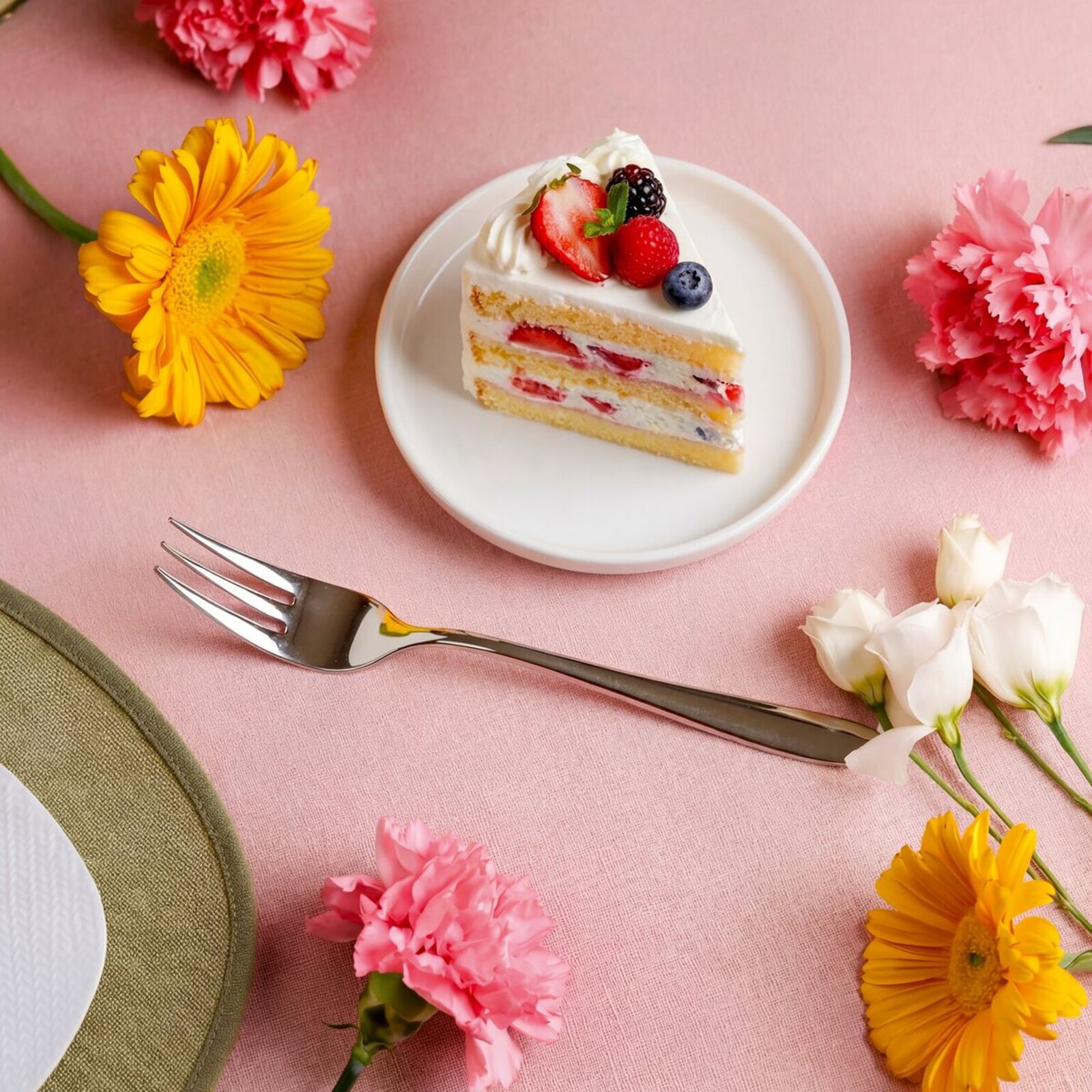 6 cake forks set  image number null