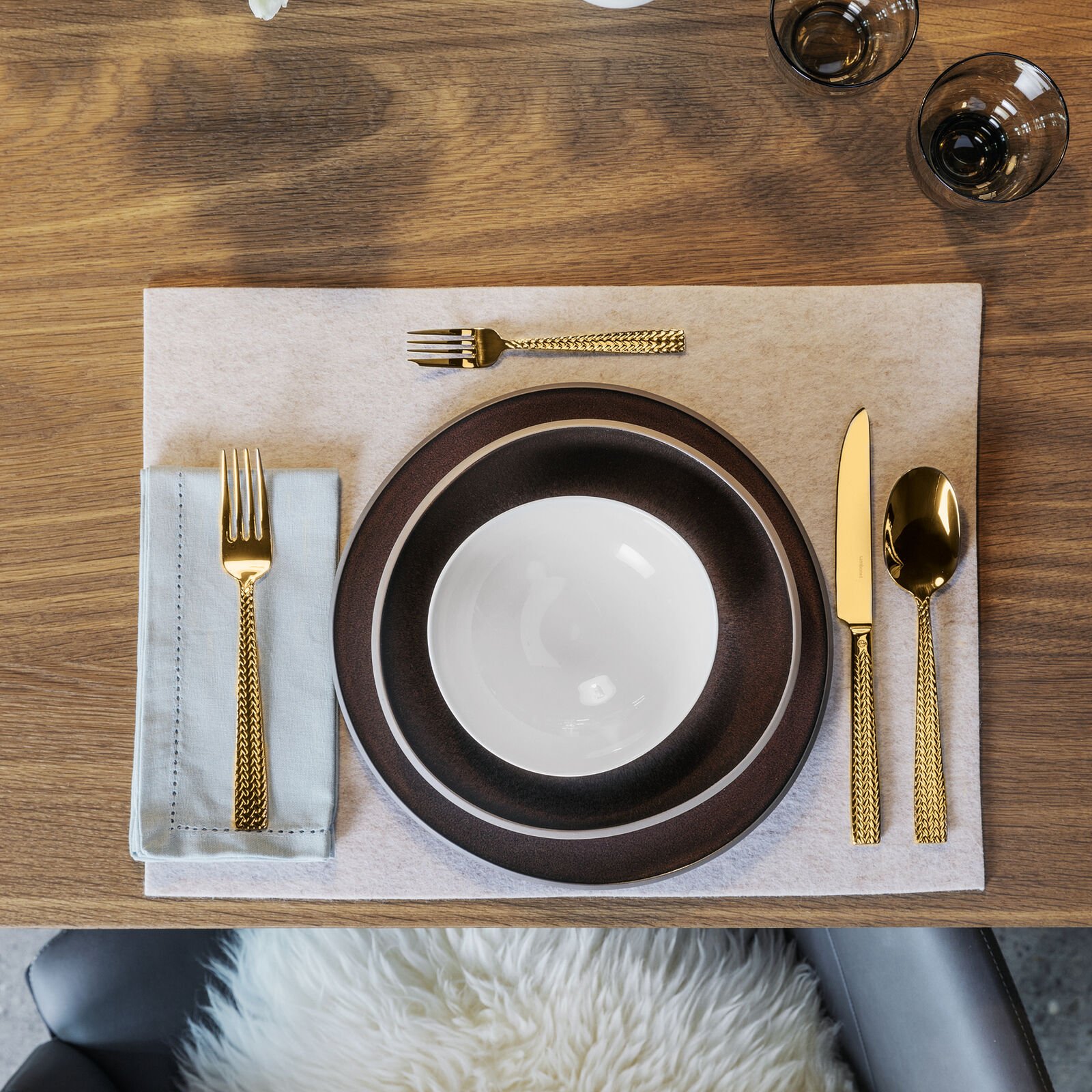 Flatware place setting, 5 pieces  image number null
