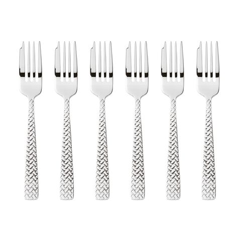 6 cake forks set 