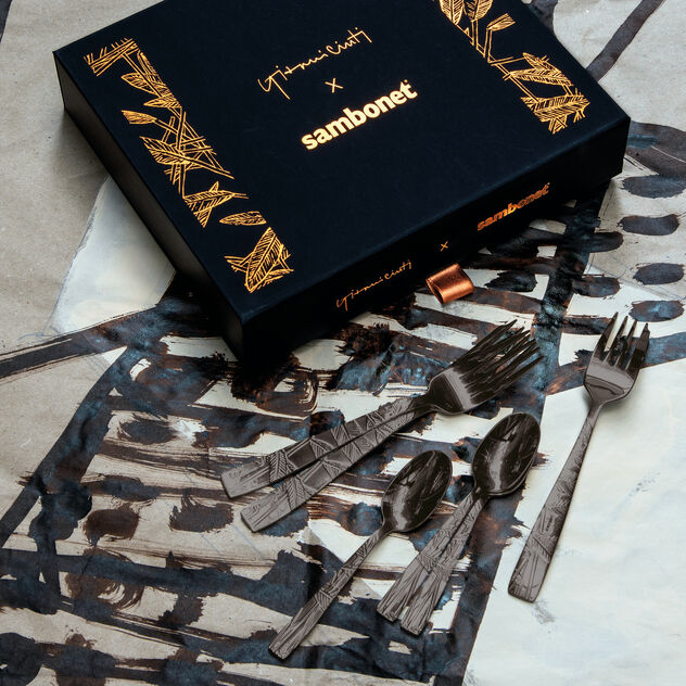 6 cake forks set  image number 1