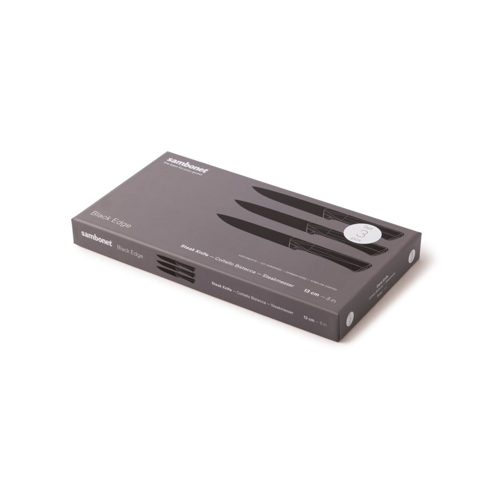3 steak knives set  image number null