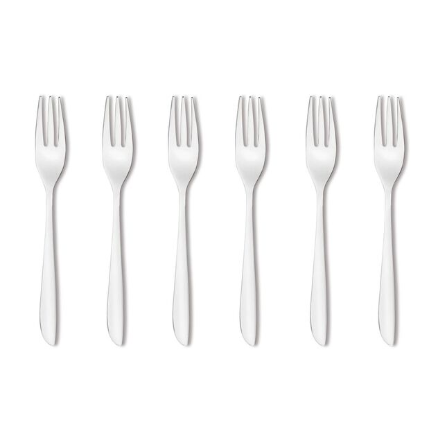 6 cake forks set  image number 0