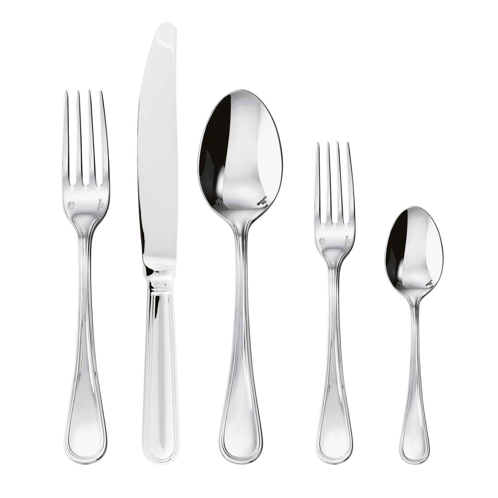 Flatware place setting, 5 pieces, Hollow Handle Orfèvre image number null
