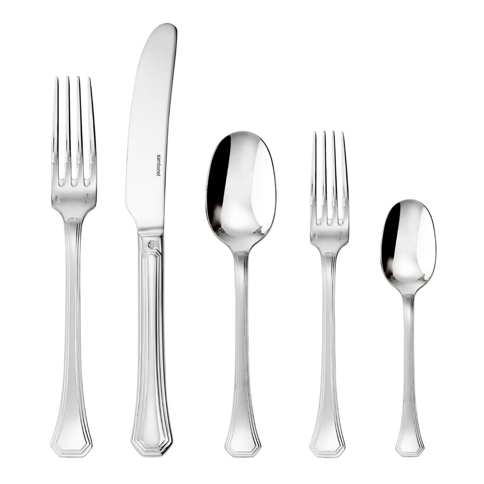 Flatware place setting, 5 pieces, Hollow Handle Orf&egrave;vre image number null