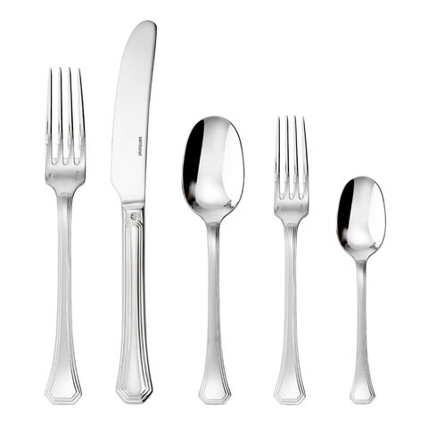 Cutlery place setting, 5 pieces, Hollow Handle Orf&egrave;vre