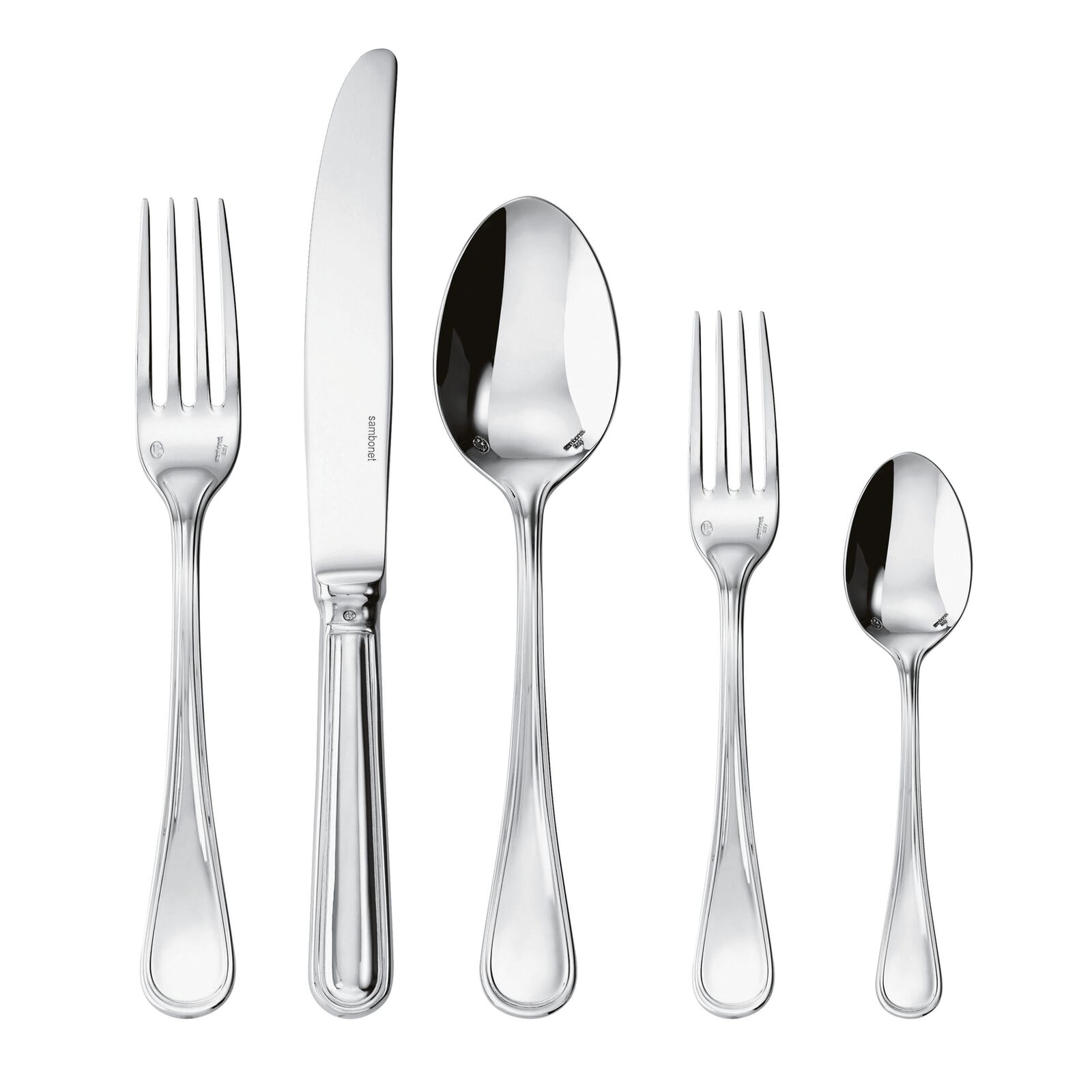 Flatware place setting, 5 pieces  image number null