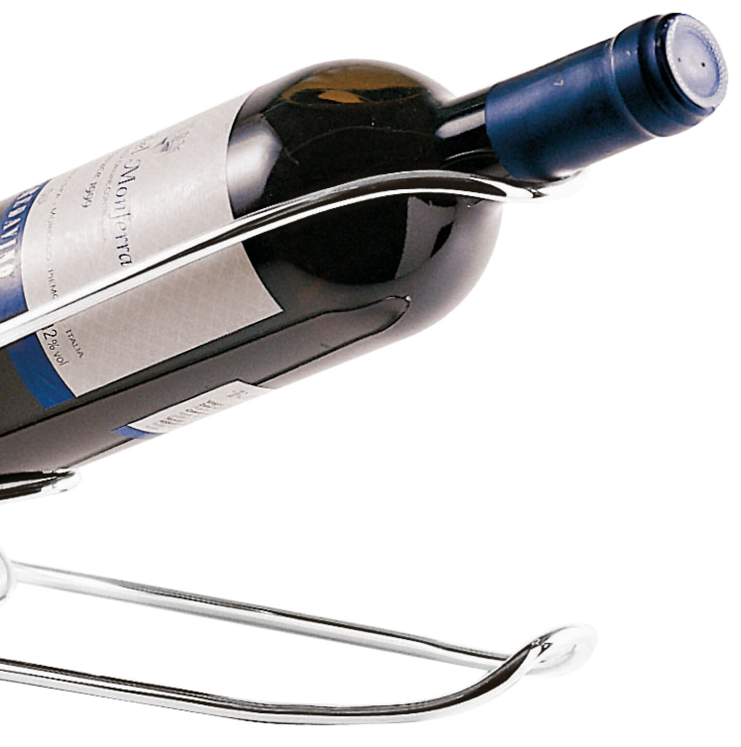 Stainless steel 2025 wine bottle holder