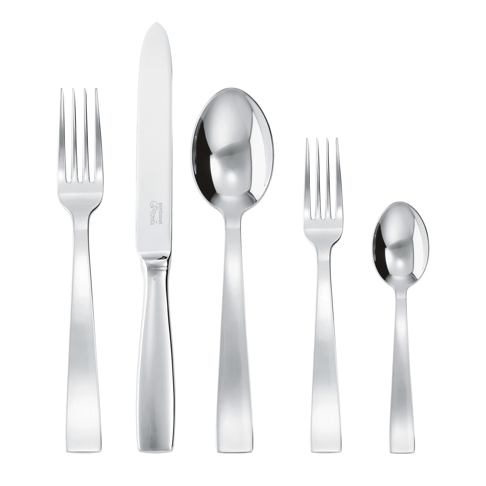 Flatware place setting, 5 pieces, Hollow Handle Orfèvre image number null