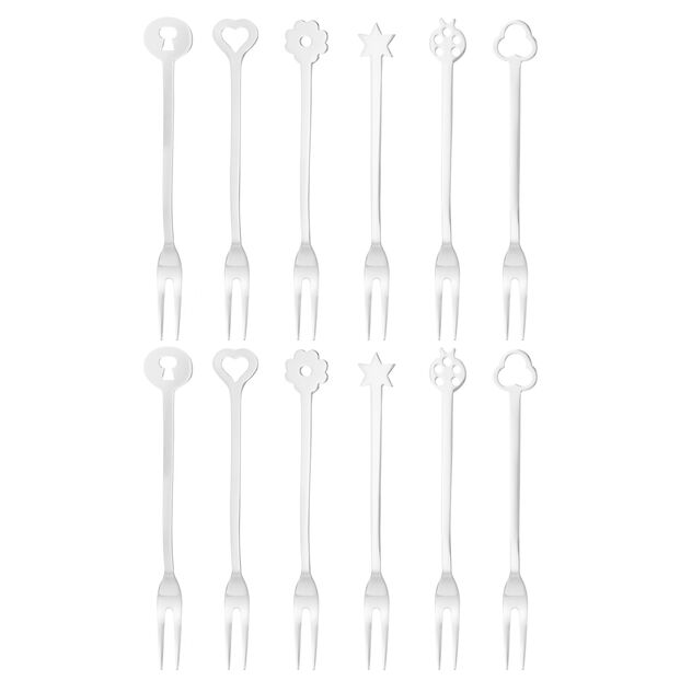 12 party forks set  image number 0