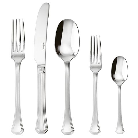 Cutlery place setting, 5 pieces, Hollow Handle Orfèvre