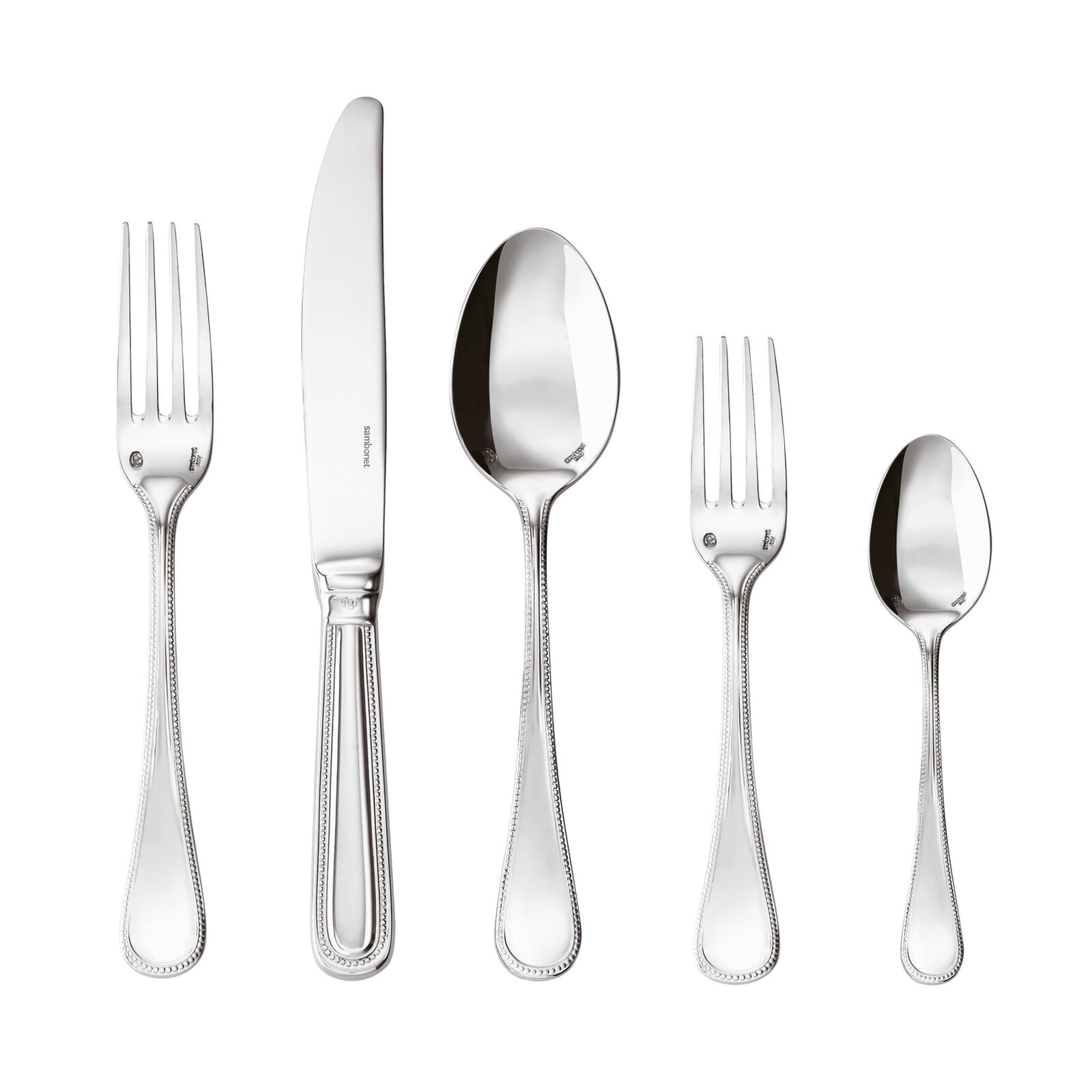 Flatware place setting, 5 pieces, Hollow Handle Orfèvre image number null