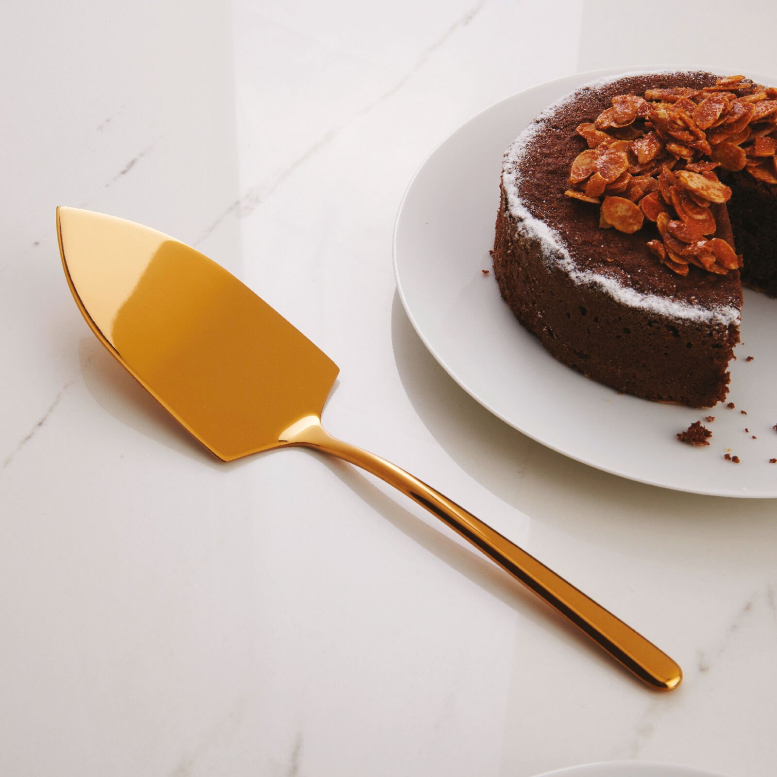 6 cake forks set and cake server image number null