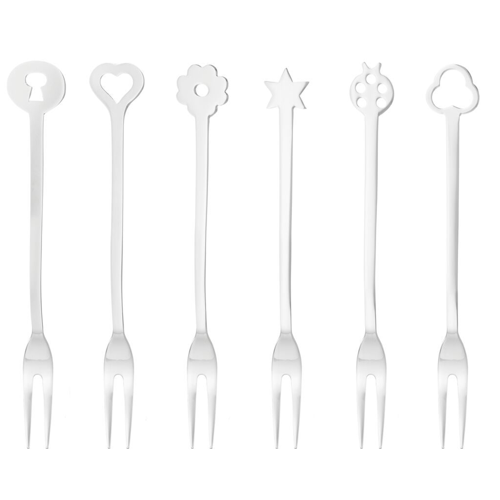 6 party forks set  image number 0