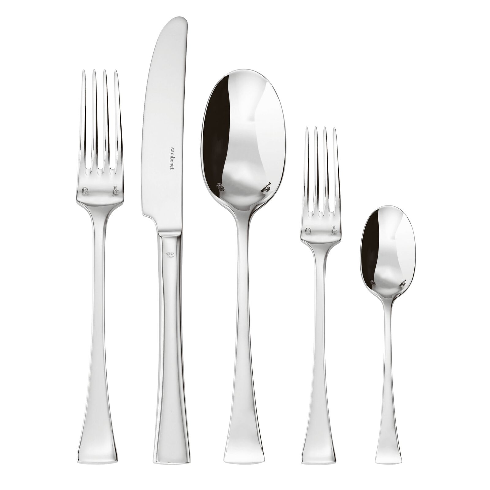 Cutlery place setting, 5 pieces, Hollow Handle Orfèvre image number null
