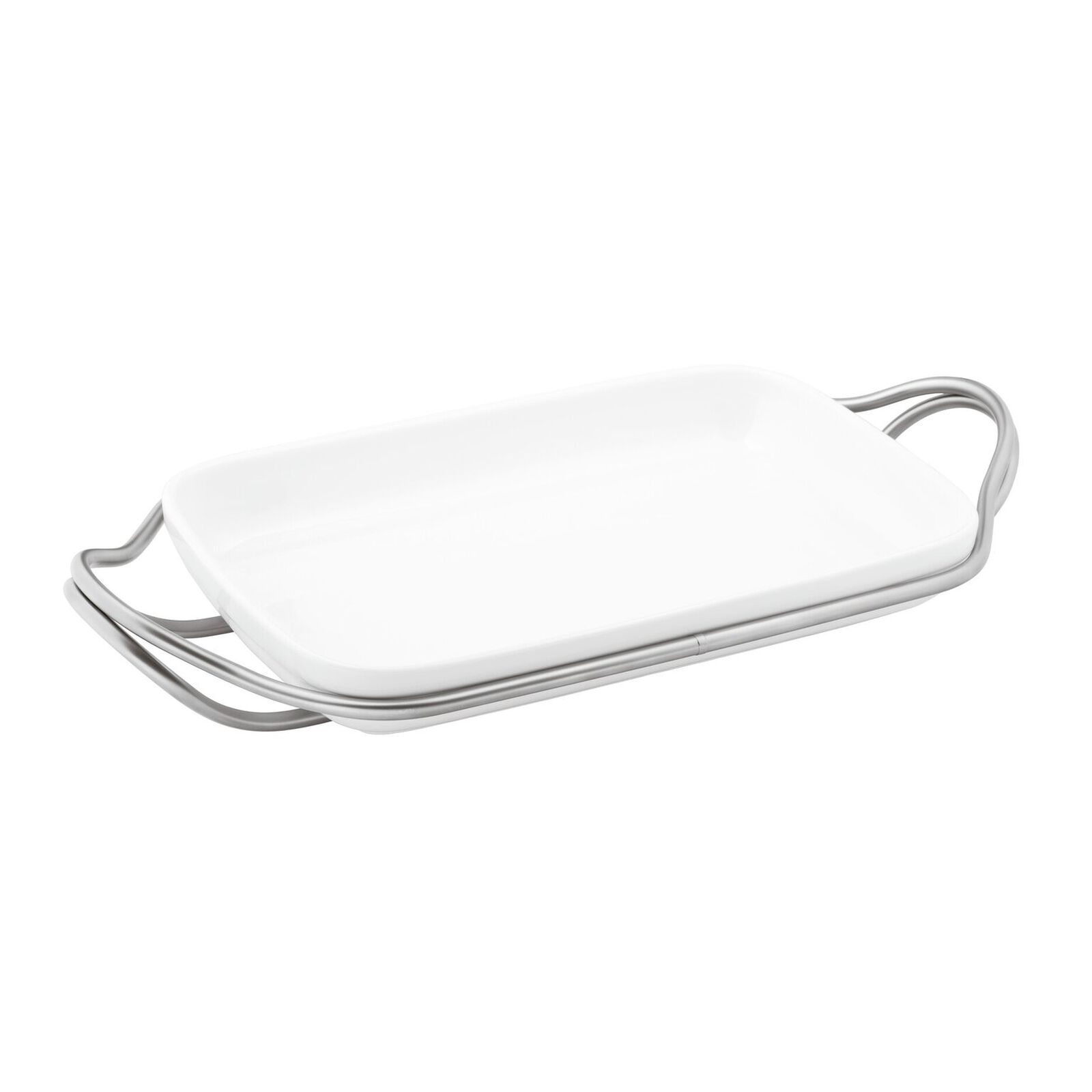 Rectangular dish with holder  image number null