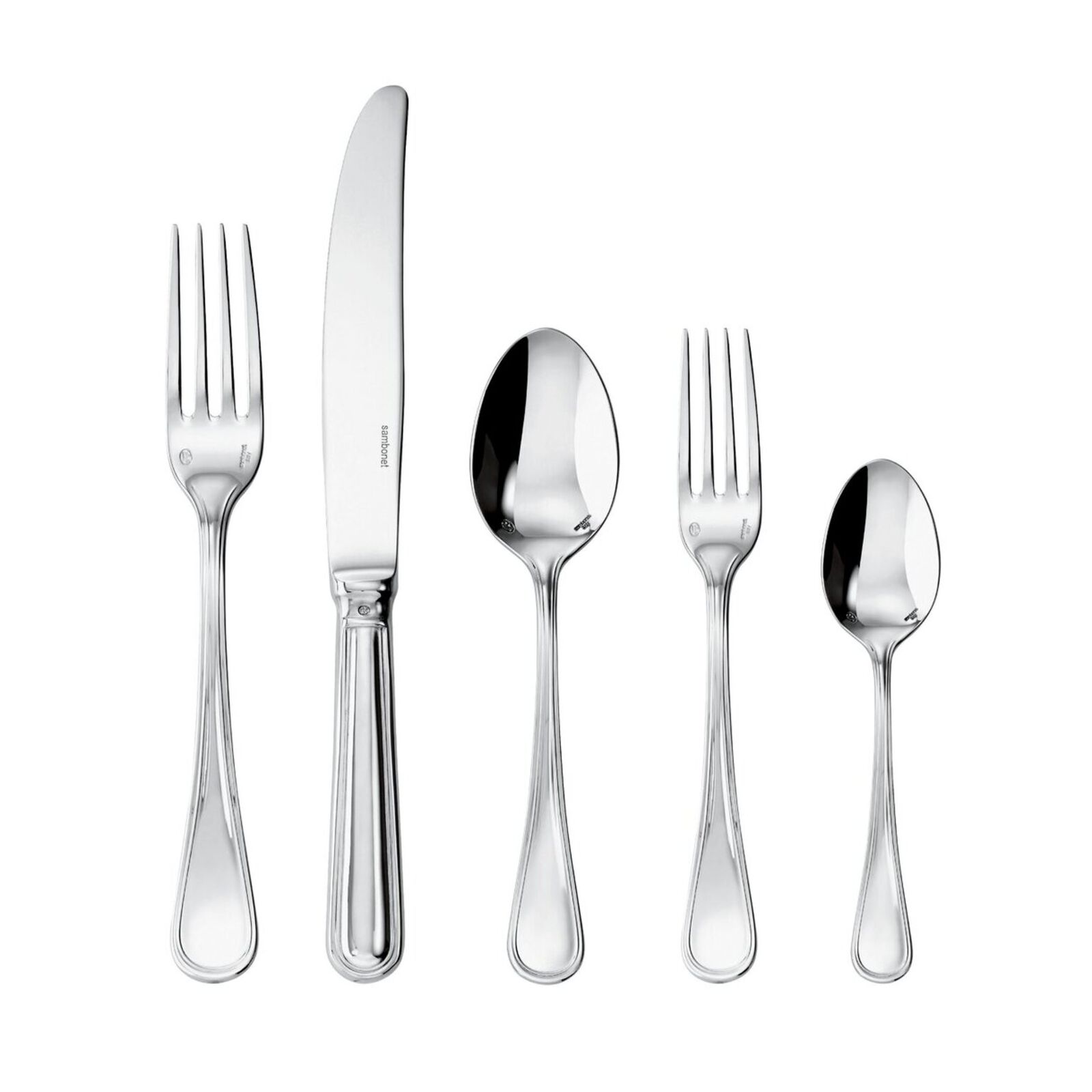 Flatware place setting, 5 pieces  image number null