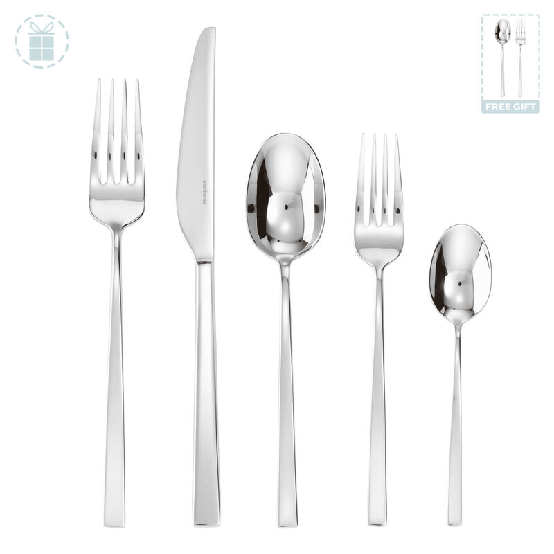 Flatware place setting, 20 pieces