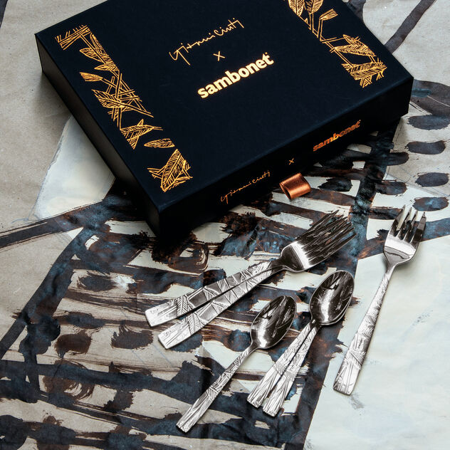 6 cake forks set  image number 1