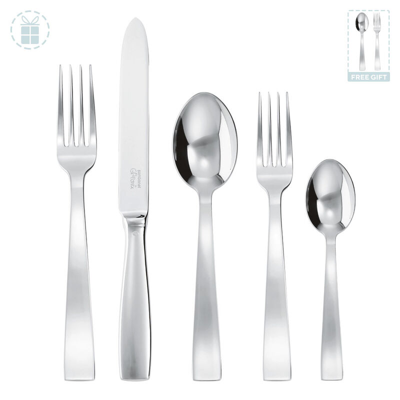 Flatware place setting, 20 pieces