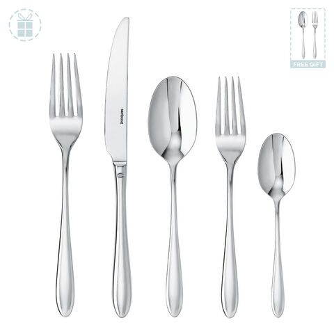 Flatware place setting, 40 pieces