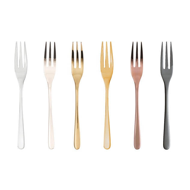 6 cake forks set  image number 0