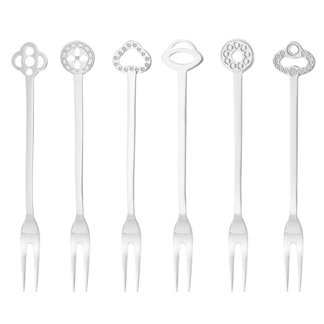 6 party forks set  image number 0