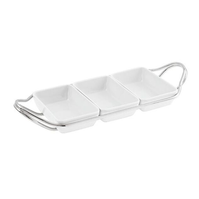 Hors-d'oeuvre dish with holder  image number 0
