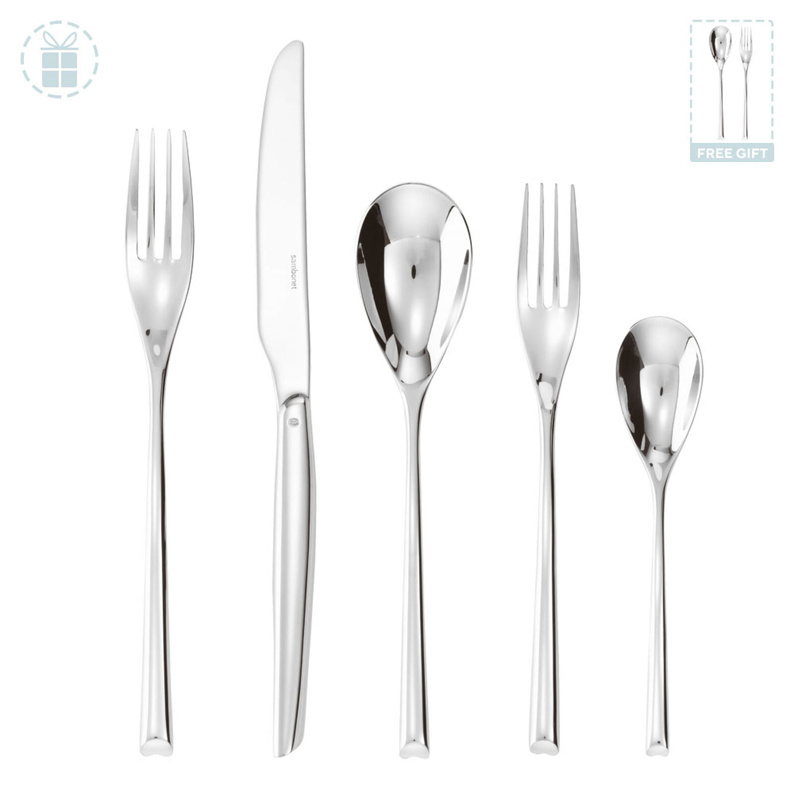 Flatware place setting, 40 pieces image number null
